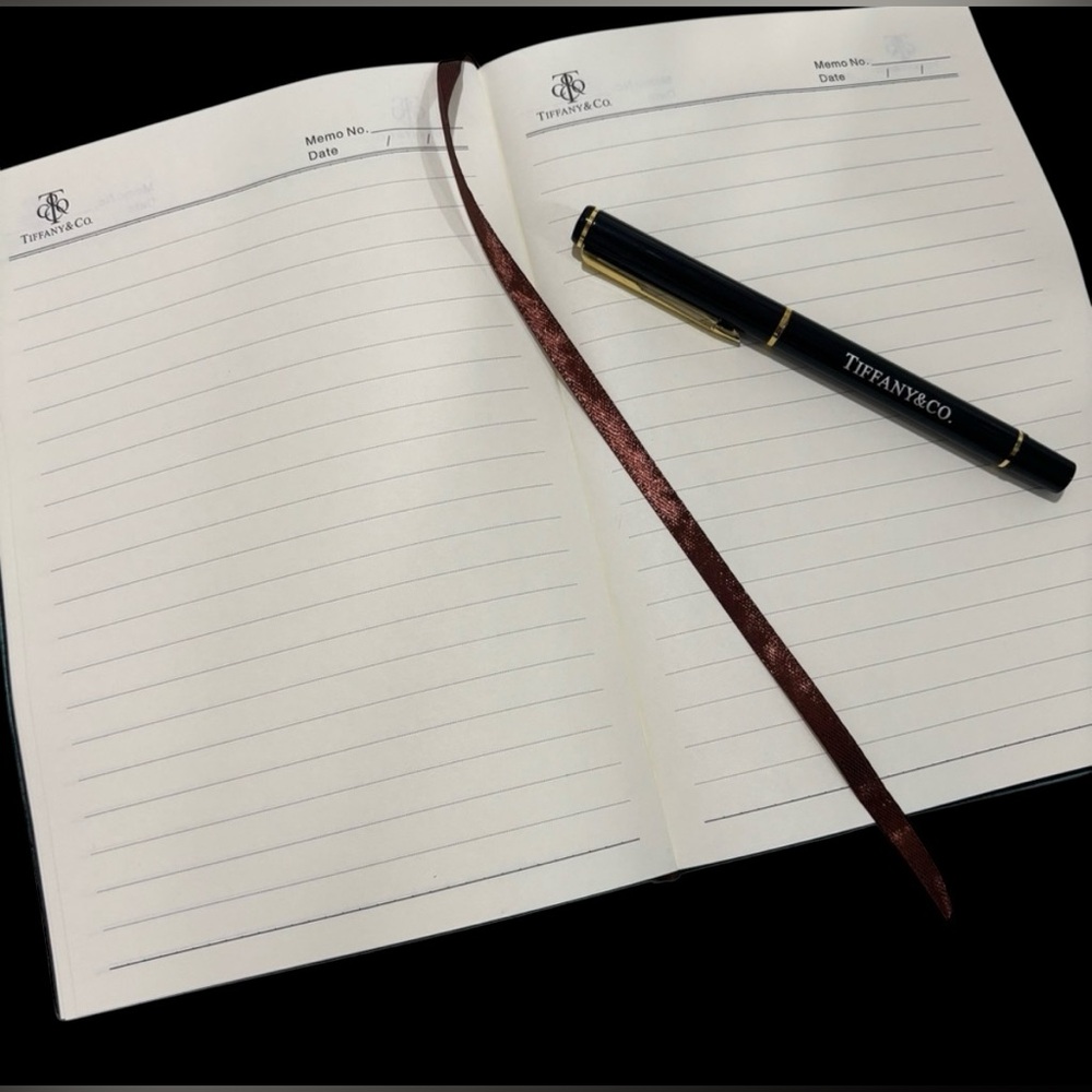 NEW Tiffany & Co. VIP Notebook and High End Writing Pen Set - Picture 2 of 8